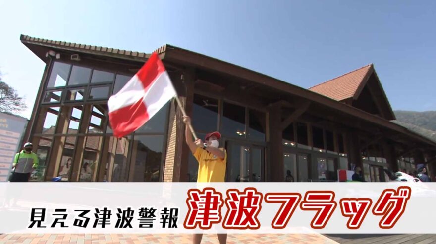 見える津波警報、津波フラッグの普及を目指して