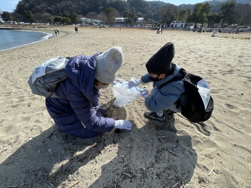 みんなの海をきれいに清掃 「べつだいウォーク」の参加者とビーチクリーンを開催しました！